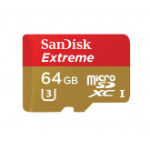 San Disk Extreme microSDXC 64GB bis zu 60 MB/Sek Class 10, U3 Speicherkarte